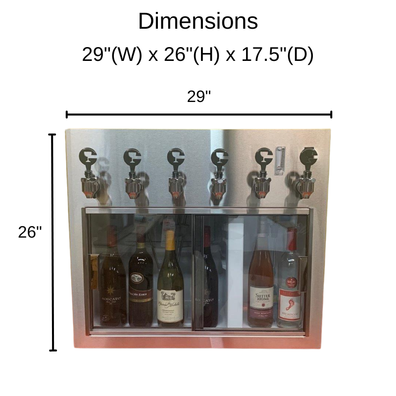 Le Cruvinet - Wine Dispenser - 6 Bottle Wine Preserver & Dispenser