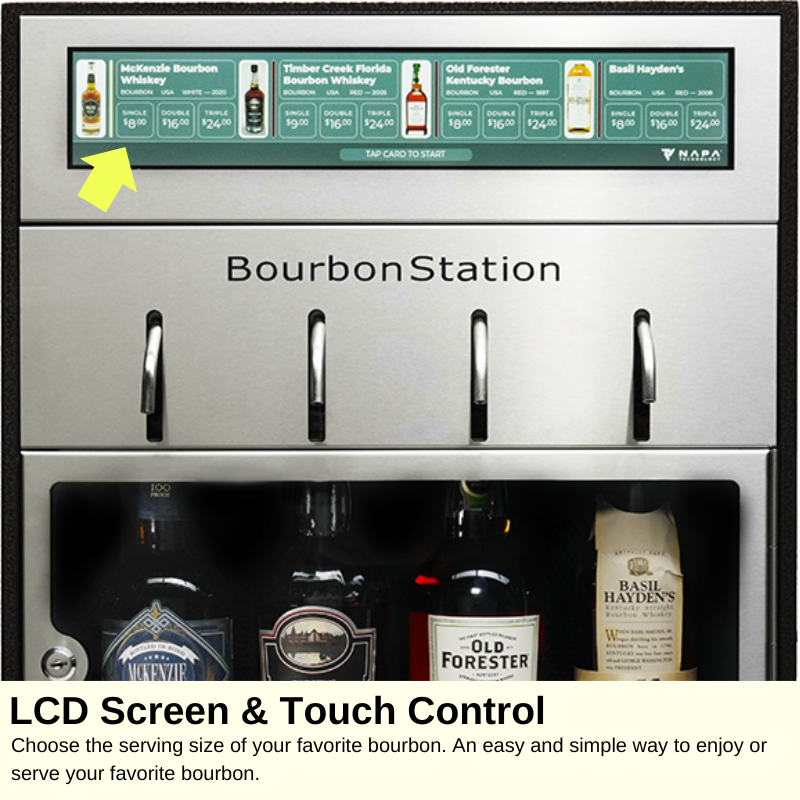 Napa Technology BourbonStation - 4 Bottle Bourbon Dispenser