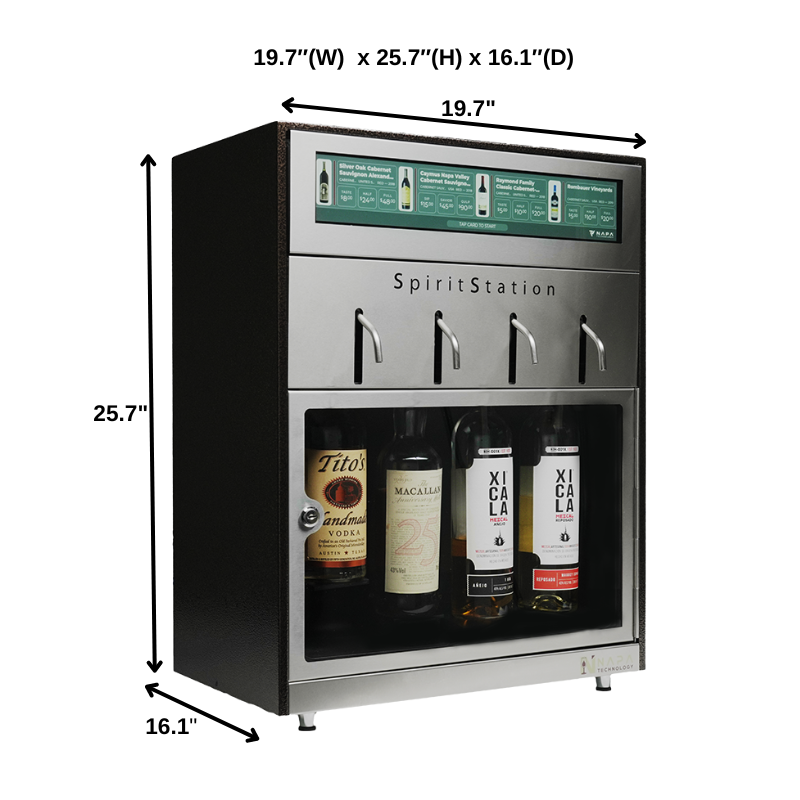 Napa Technology - SpiritStation - 4 Bottle Preserver and Dispenser