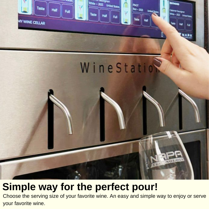 Napa Technology WineStation Pristine Plus Sommelier Edition - 4 Bottle Wine Dispenser