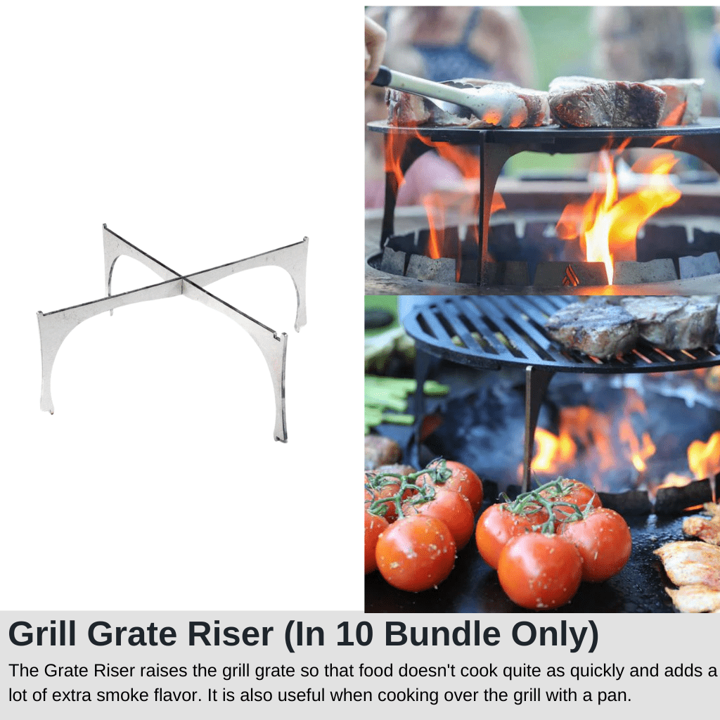 ArteFlame ArteFlame One Series 40" BBQ Grill & Fire Pit - Corten Steel Grills