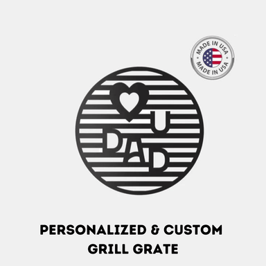 ArteFlame Personalized and Custom Grill Grate for ArteFlame Grills CUSTOM GRATE