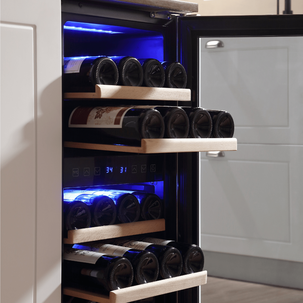 Empava Empava 15 Inch 29 Bottle Dual-Zone Compact Wine Refrigerator EMPV-WC02D