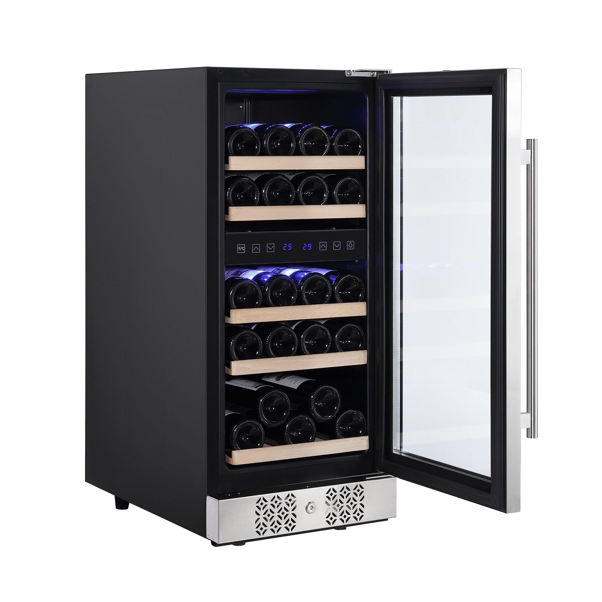 Empava Empava 15 Inch 29 Bottle Dual-Zone Compact Wine Refrigerator EMPV-WC02D