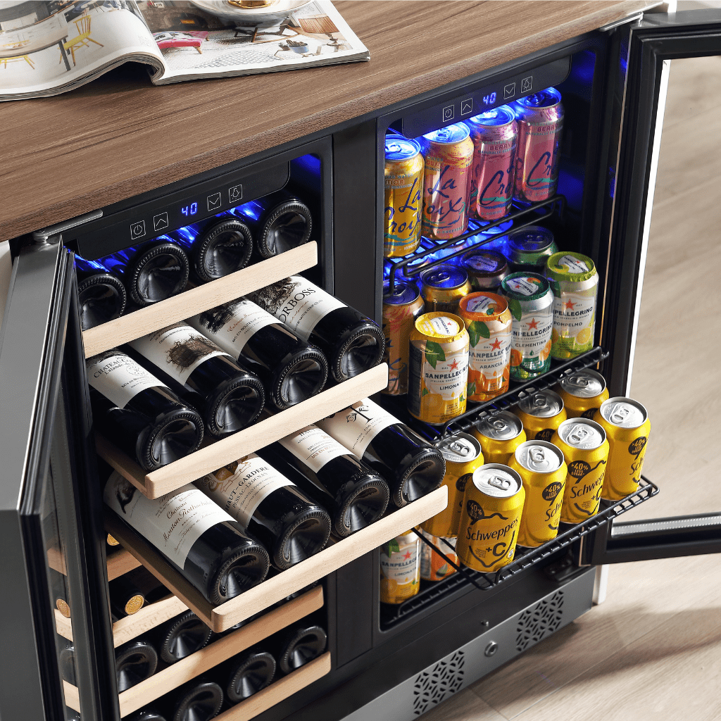 Empava Empava 96 Can and 33 Bottle Dual-Zone Wine & Beverage Refrigerator EMPV-BR04D