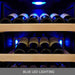 KingsBottle KingsBottle 164 Bottle Wine Refrigerator With Glass Door (Black & Silver)