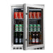KingsBottle KingsBottle 24" Under Counter Beverage Cooler (96 bottles or 126 cans) Stainless Steel