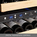 KingsBottle KingsBottle Dual-Zone 100 Bottle Freestanding Wine Refrigerator (Black & Silver)