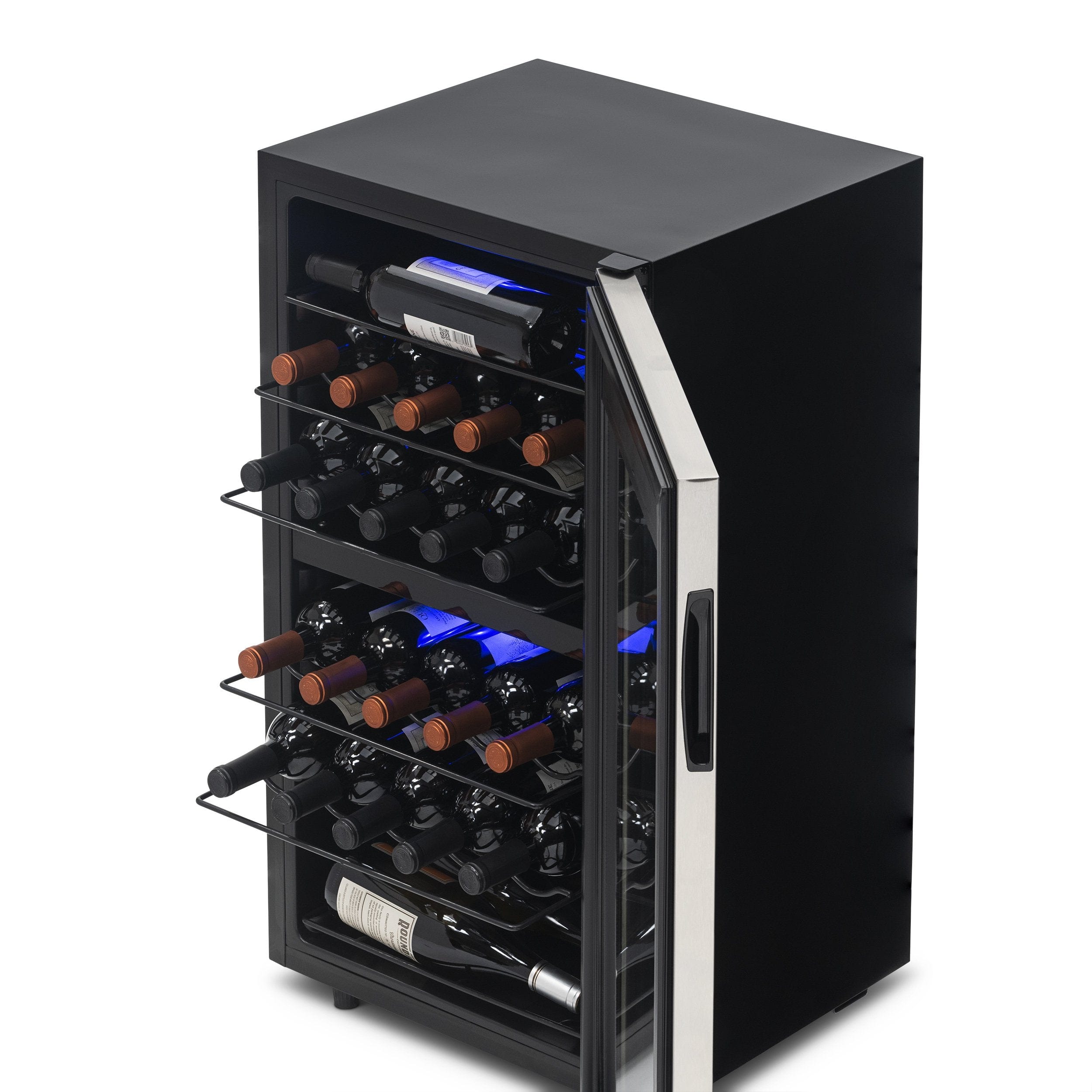 NewAir NewAir Freestanding 28 Bottle Dual Zone Wine Fridge in Stainless Steel NWC028SS01