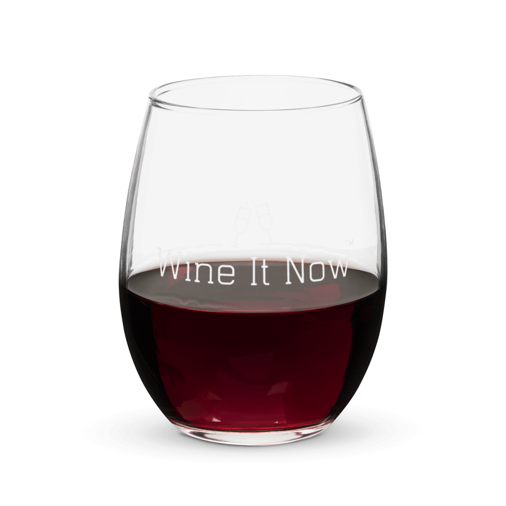 Wine It Now Wine It Now Stemless Wine Glass (White Logo) 3225451_17353