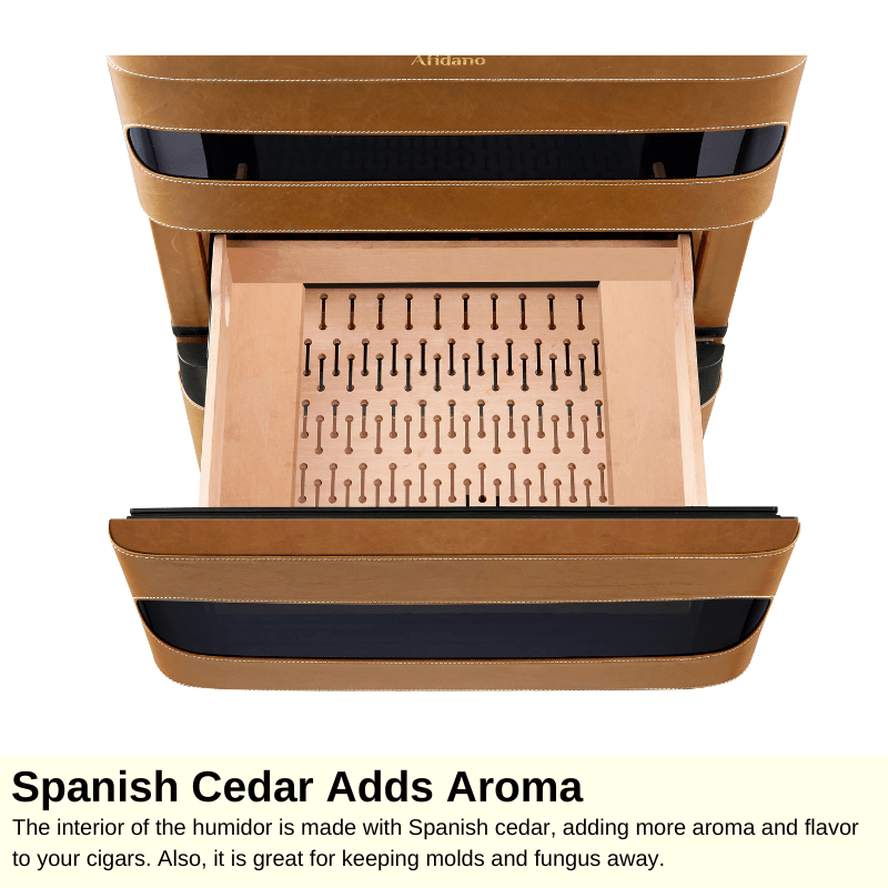 Afidano L3 Artistry Cigar Humidor Spanish Cedar Drawers