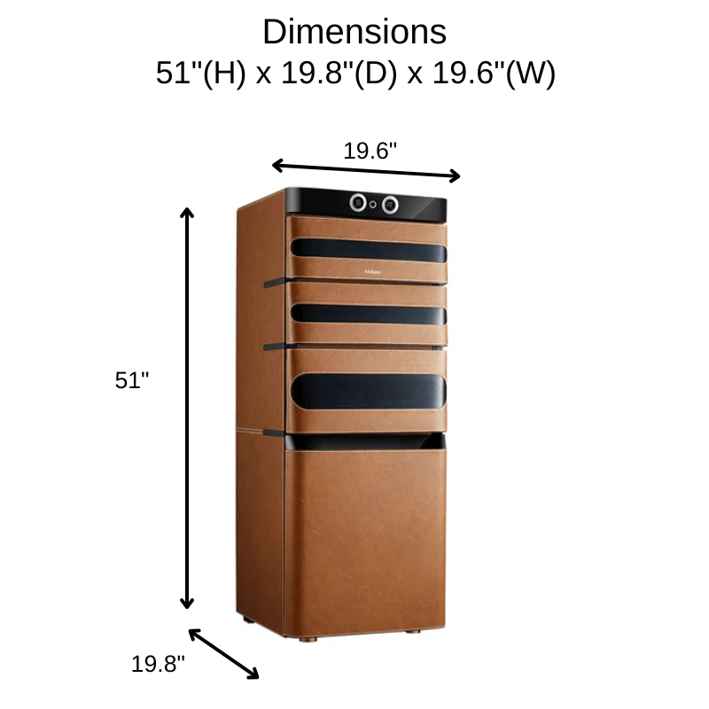 Afidano L5 Artistry Cigar Humidor Size and Dimensions