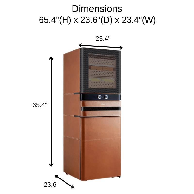 Afidano L6 Artistry Cigar Humidor Size and Dimensions