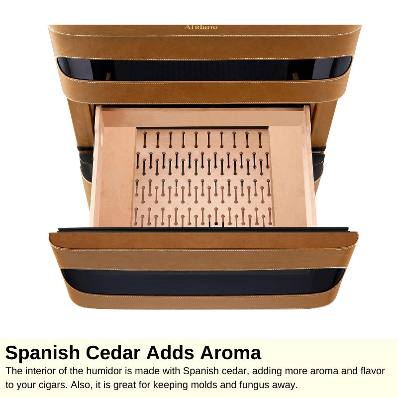 Afidano L6 Artistry Cigar Humidor Spanish Cedar Drawers