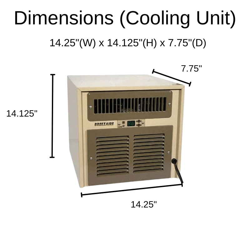 Breezaire WKSL 2200 Dimensions