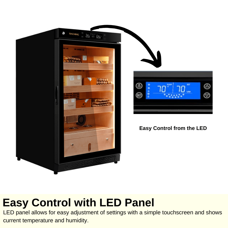 Raching C150A Cigar Humidor Cabinet 400 Cigar Capacity