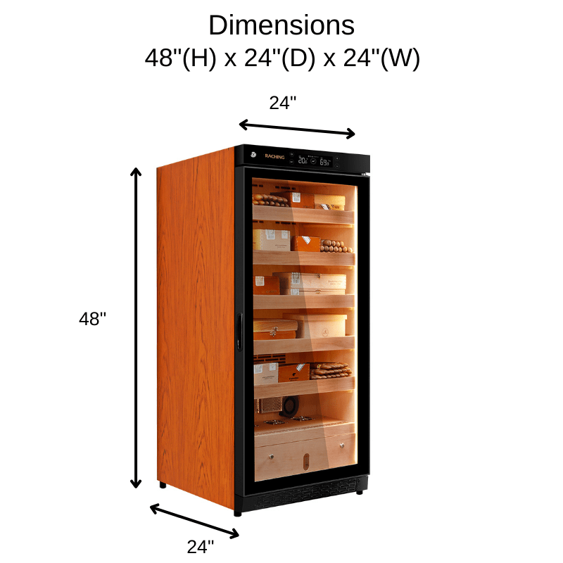 Raching C230A Cigar Humidor Size and Dimensions