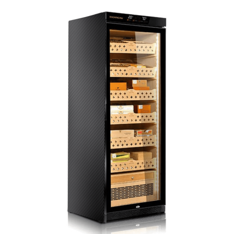 Raching MON2800A Cigar Humidor Carbon Fiber