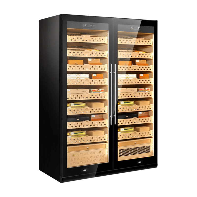 Raching SD800 Dual Zone Cigar Humidor Black