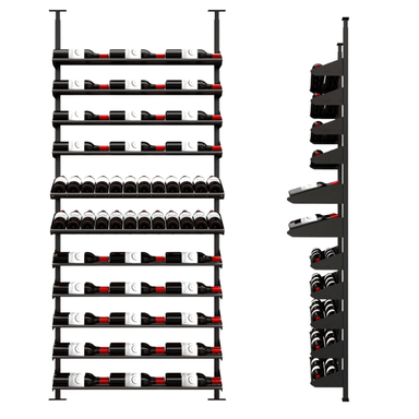 Ultra Wine Racks Showcase Featured Display Kit Front and Side View