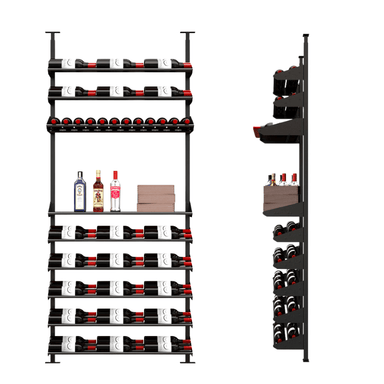 Ultra Wine Racks Showcase Featured Exhibition Kit Front and Side View