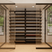 Ultra Wine Racks Showcase Standard Display Kit Installed in Wine Cellar