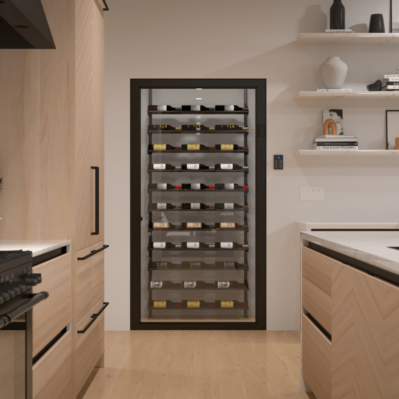 Ultra Wine Racks Showcase Standard Horizontal Kit Kitchen Front View