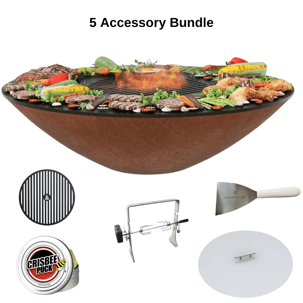 ArteFlame ArteFlame Classic 40" Grill - Fire Bowl with Cooktop Grills AFCL40CT.2