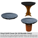 ArteFlame ArteFlame Round Base 40" BBQ Grill & Fire Pit - Corten Steel Grills