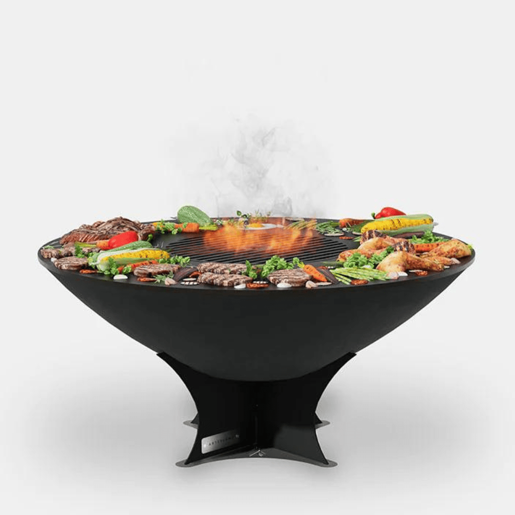 Empava ArteFlame Classic 40" Black Label Grill - Low Euro Base AFCL40LEBBLKFP