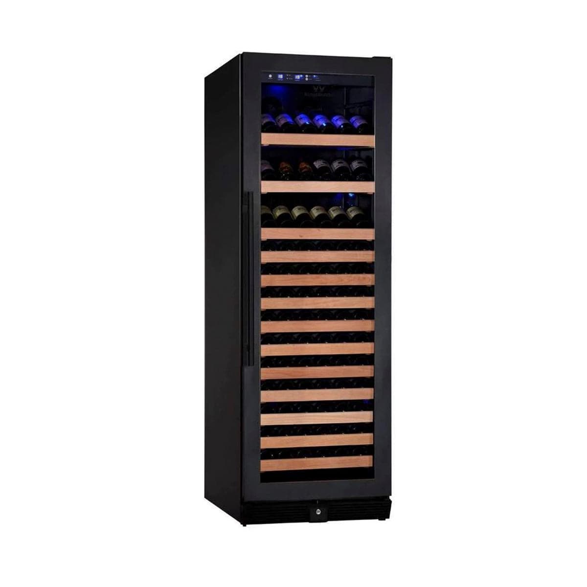 KingsBottle KingsBottle 166 Bottle Wine Cooler (Black & Silver)