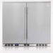 KingsBottle KingsBottle 36" 2 Door Outdoor Beverage (120 Bottles or 198 Cans) Refrigerator KBU56ASD