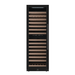 KingsBottle KingsBottle Dual-Zone 159 Bottle Large Wine Refrigerator (Black & Silver)